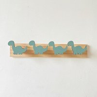 Porte-manteau mural motif dinosaure ¿ Crochet d'entrée polyvalent pour chapeaux, manteaux, serviettes et plus encore