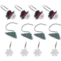 Lot de 12 crochets adhésifs de Noël ¿ Crochets muraux adhésifs puissants pour décoration intérieure, salle de bain, dortoir, installation facile