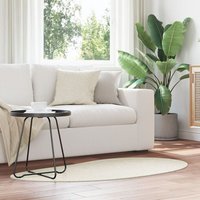 Tapis vidaXL Crème 80x150 cm Polyester Antidérapant