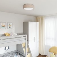 Luminaires de plafond vidaXL avec abat-jour étoilé Taupe Ø 38 cm Tissu E27