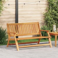 Vidaxl Banc De Jardin 122.5x77x74 Cm Bois D'acacia Massif