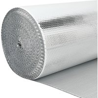 vidaXL Réflecteur de chaleur pour radiateur double face 1x15 m