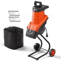 Broyeur végétaux électrique 2500W avec sac 50L pour branches jusqu¿à 45mm idéal pour un compostage rapide et efficace