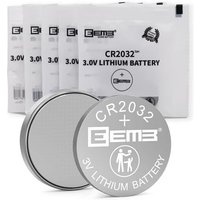 Hamiltion-Piles Cr2032 Lot De 5 Pile Bouton Lithium Cr 2032 3V Ronde Plate Batterie Dl2032, Ecr2032, Lm2032 Haute Performance