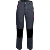 Pantalon de travail femme Fashion Sécurité Pep's gris/violette Taille 44/46 (L)