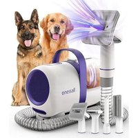 Oneisall Aspirateur Pour Chiens Avec Brosse,Puissance D'aspiration Élevée Brosse Pour Chiens Aspirateur Avec 12000 Pa