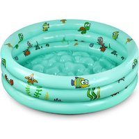 Piscine Enfant, ø100 cm, Piscine Gonflable, Pataugeoire Gonflable, Piscine Gonflable Ronde, Piscine Bebe, Piscine Pataugeoire pour Enfants