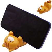Funny Cat Holder Support, 8 X 6 X 4.5 Cm Support Universel Pour Téléphone, Support De Téléphone Portable Pour Chat Fabriqué En Résine, Cat Cell Phone