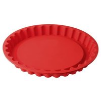 Dr. Oetker 1268 Moule Tarte Silicone Rouge 26 Cm, Moule À Tarte 26 Cm, Plat Tarte Silicone, Plat À Tarte Sucrée Ou Salée, Moule A Tarte, Moule
