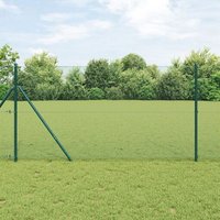 Vidaxl Clôture En Fil Soudé Verte 1,2 X 10 M Acier