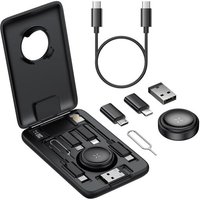 Kit Adaptateur Usb 8 En 1 Avec Transfert De Données Otg, Charge Rapide Et Chargeur Apple Watch Usb-C Vers Usb-A/Micro/Lightning, Emplacements Sim/Sd