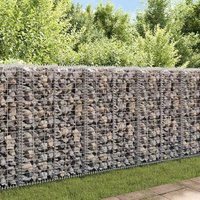 Panier De Gabion Avec Couvercle Fil Galvanisé 100x30x30 Cm