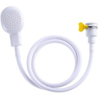 Pommeau de douche simple en caoutchouc de 1,3 m pour salle de bain, évier de cuisine, douche pour chien, lavage des cheveux et robinet mélangeur de