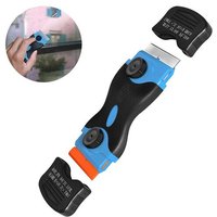 Nettoyant polyvalent pour plaques vitrocéramiques et fours avec lames ¿ Ergonomique, remplacement facile des lames, idéal pour le verre et plus encore