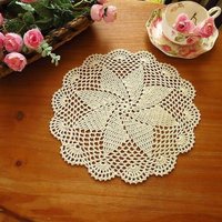 Set de table en coton crocheté fait main
