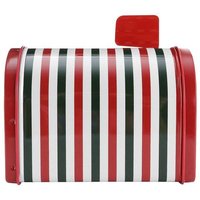 Charmante boîte aux lettres de Noël - Rangement de bonbons festifs pour les fêtes - Conception en fer durable