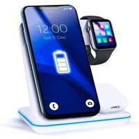 Chargeur Induction 3en1 Iphone Airpods Et Apple Watch Coloris Blanc