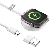 Shiba-Compatible Avec Chargeur Apple Watch, Chargeur Montre Apple Watch 2m Câble Apple Watch Usb C Chargeur Iwatch Apple Chargeur [1