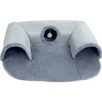 Niche Douce Pour Chat, Lit Tunnel Pour Chat, Panier Amovible Et Lavable En Forme De U Canapé Saisonnier Pliable Pour Chat, Pour Jouer Avec Une Balle