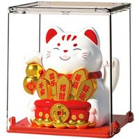 Voiture solaire porte-bonheur, statue de chat porte-bonheur à énergie solaire, accueillant les chats avec les bras qui s'agitent Décoration festive