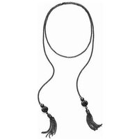 Collier - Folli Follie - 1n17t007k - Noir - Acier Inoxydable - 45 Cm