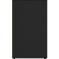 Vidaxl Armoire À Chaussures Noir 52,5x30x50 Cm