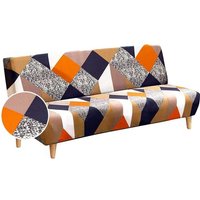 Housse De Canapé Extensible Une Pièce Couverture De Canapé Stretch Protecteur De Siège Pour Maison Revêtement De Canapé Lavable(B?Taille Unique)