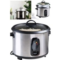 Cuiseur À Riz Et Panier Vapeur En Inox Capacité 1.8l Avec Couvercle Transparent Avec Évaporateur
