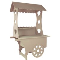 KuKoo Chariot Présentoir de Friandises, Porte Bonbons et Cadeaux d?Invités de Mariage, Stand à Friandises pour les Fêtes d'Anniversaire et autre
