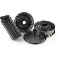 Dr. Oetker 2600 Ensemble De 4 Moules À Pâtisserie Moule À Manqué Double Fond, Moule À Cake, Moule À Kouglof, Moule Savarin, Moule Rond, Moule Gateau,