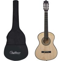 vidaXL Guitare classique avec sac pour débutants et enfants 1/2 34