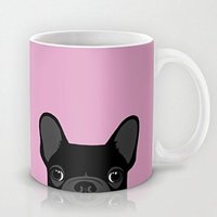 Koienou - Bouledogue Français - Tasse Drôle / Tasse Personnalisée 11oz 3,8 Pouces H X 3,2 Pouces L