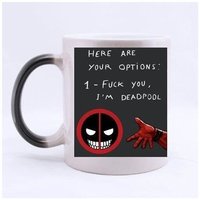 Deadpool Options Tasse À Café Personnalisée Morphing Par Beets