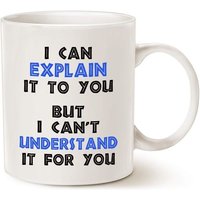 Tasse À Café Drôle D'ingénieur Cadeaux De Noël, Je Peux Vous L'expliquer Mais Je Ne Peux Pas Le Comprendre Pour Vous Meilleurs Cadeaux Pour Ingénieur