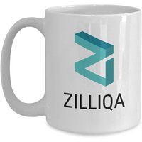 Zilliqa ? Grande Tasse Officielle De Crypto-Monnaie, Porte-Café En Acrylique, Blanc, Mineur, Blockchain, Investissement, Commerce, Achat, Vente,