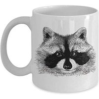 Funny Mugs Tasse De Raton Laveur, Disponible En 11 Oz. Portrait