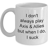 Funny Mugs Tasse À Café Axis & Allies (11 Oz. Blanc) ? Soirée De Jeu En Famille, Geek De Jeu De Société, Accessoires De Jeux De Société,