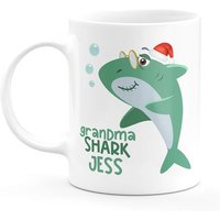 Tasse À Café Personnalisée Cadeau De Noël Parfait Famille De Requins Ajoutez Votre Propre Texte, Nom De L'entreprise Tasses Personnalisées