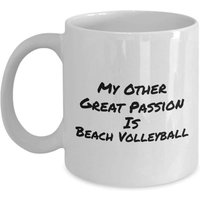 Mon Autre Grande Passion Est Les Tasses À Café Et Mugs Drôles De Beach-Volley