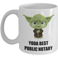 Cadeaux De Fête D'anniversaire De Noël Pour Le Personnel Du Notaire, Employé, Collègue, Homme, Femme, Ami Star Wars Yoda, Meilleure Tasse À Café