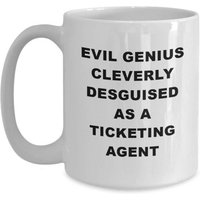 Tasses D'agent De Billetterie-Tasse À Café D'agent De Billetterie, Tasse En Céramique De Thé/Café D'agent De Billetterie Pour Les Professionnels