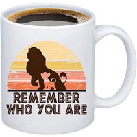Rappelez-Vous Qui Vous Êtes Mug Le Roi Lion Inspire Mug Meilleur Ami Mug Roi Lion Fan Inspiré Mug Encouragement Mug
