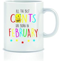 Février All The Best C*Nts-Feb Anniversaire Mug Nouveauté Mug Mug Cmug-Feb