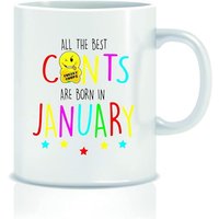 Janvier All The Best C*Nts-Jan Anniversaire Mug Nouveauté Mug Mug Cmug-Jan