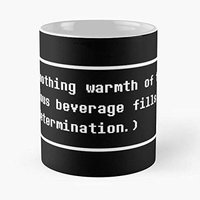Undertale Détermination Boissons Boissons-Meilleures Tasses Tasses Citation Chaleureuse Jeux Jeux Pc Steam Référence Frisk Tasse Thé Café Chocolat
