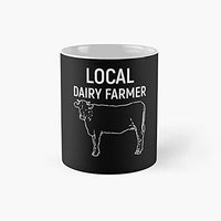 Tasse Classique De Fermier Laitier Local De Vache - 11 Onces Pour Le Café, Le Thé, La Tasse