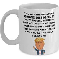 Tasse Murale De Créateur De Jeu Donald Trump, Cadeaux Amusants Pour Les Démocrates Républicains, Travailleurs, Employés, Collègues, Mari, Femme, Lui,