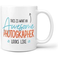 This Is What An Awesome Photographer Looks Like Gift Present Christmas Birthday Ceramic Mug