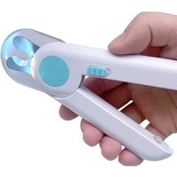 Coupe-Ongles Pour Chiens Et Chats (Bleu), Griffes Professionnelles Pour Animaux De Compagnie Avec Lumière Led Et Protection Contre Les Éclaboussures