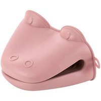 2 Pièces De Repose-Mains Anti-Brûlure En Silicone (Rose), Clips De Cuisson Anti-Brûlure À Isolation Thermique, Maniques, Gants Résistants À La Chaleur